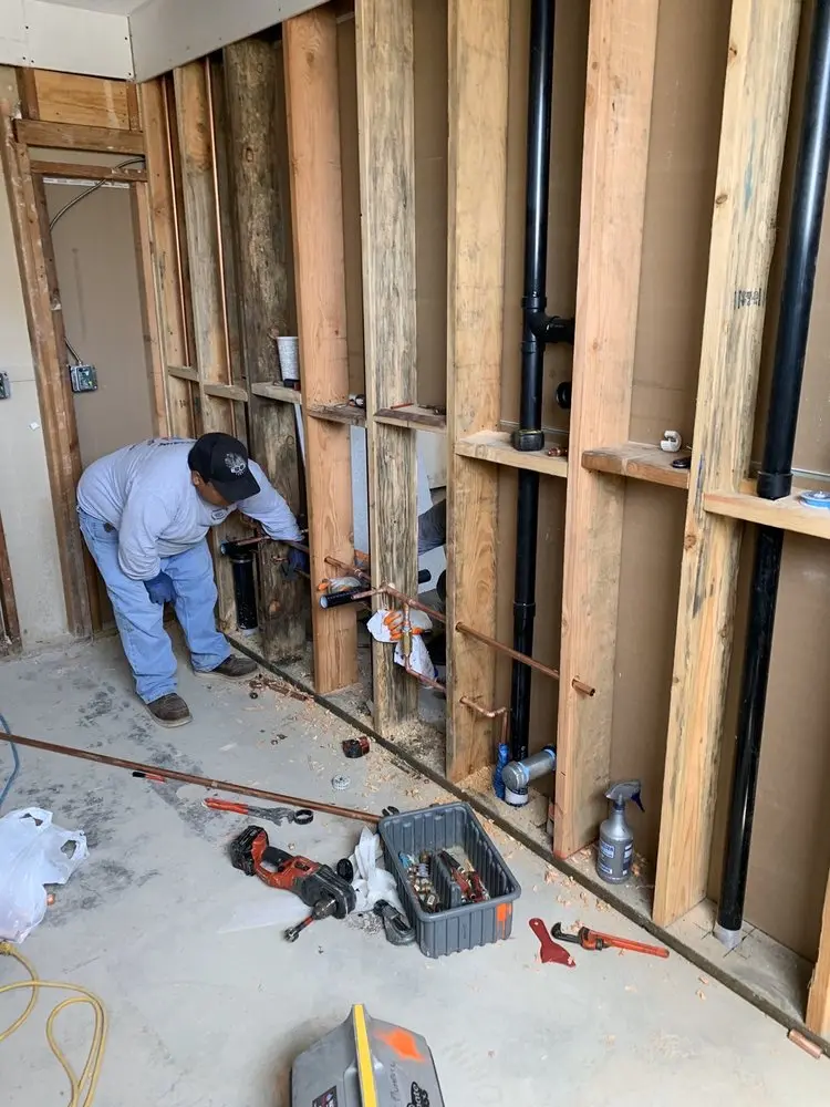 Commercial rough-in plumbing for Commercial Plumbing in Northrup
